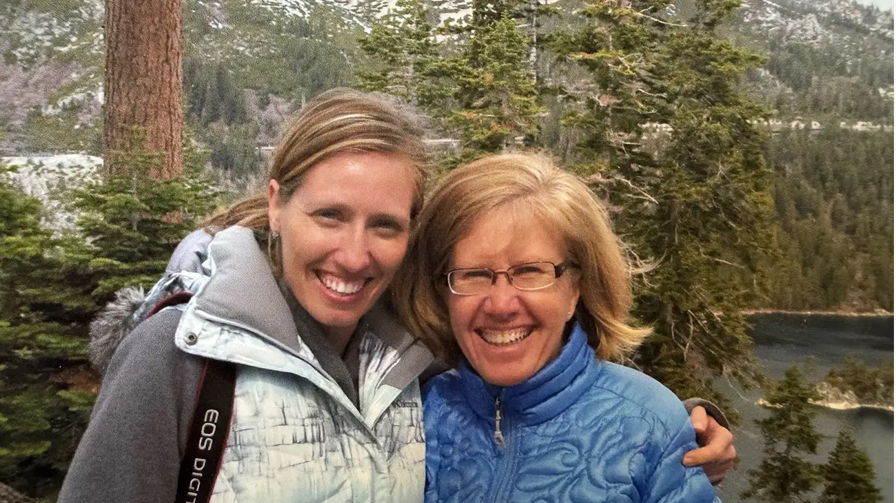 Sarah and Mom slider